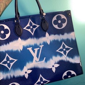 Blue Monogram Louis Vuitton Bag
